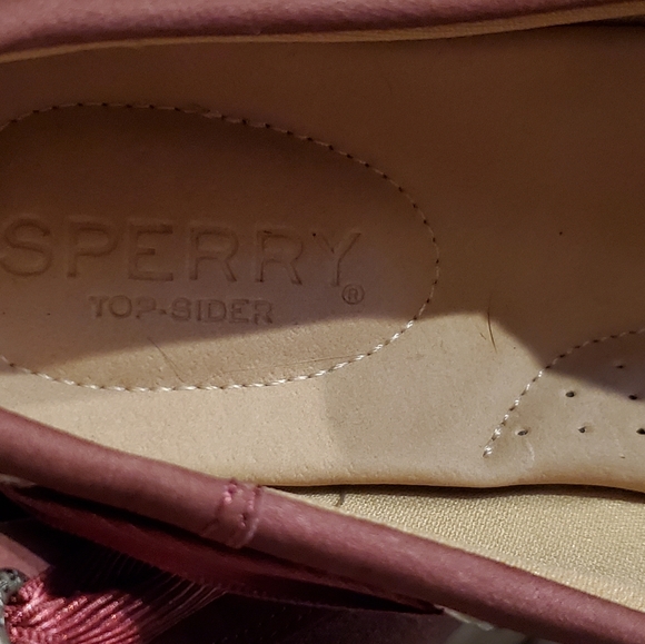 Sperry topsider women's 6.5 boat shoes in red! Super cute, like new! - Picture 2 of 13